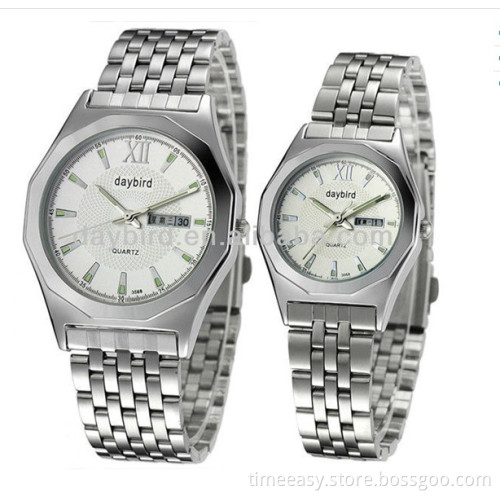 2014 Latest Quartz Lovers Watches with Stainless Steel